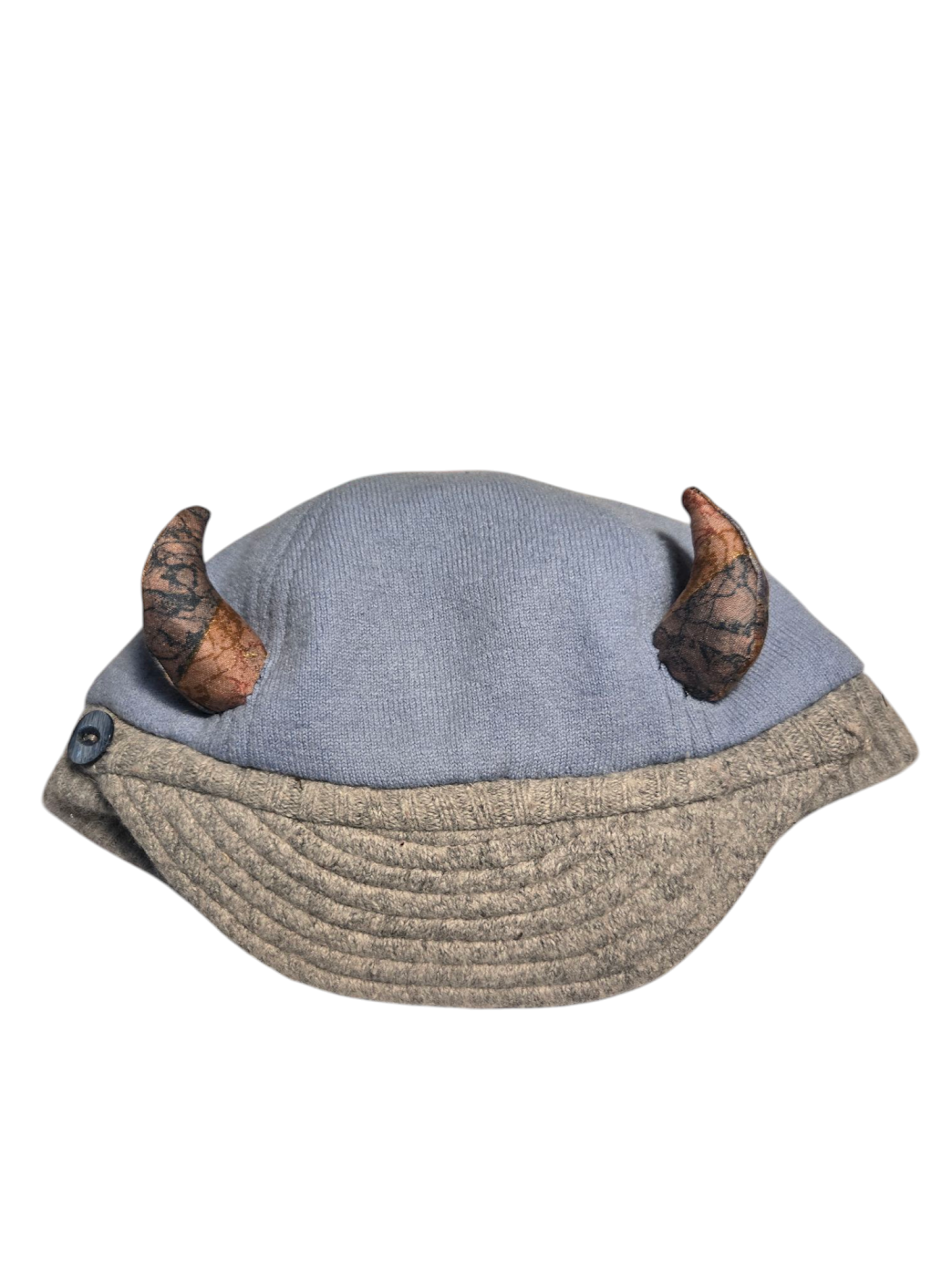 Light Blue Horn Hat