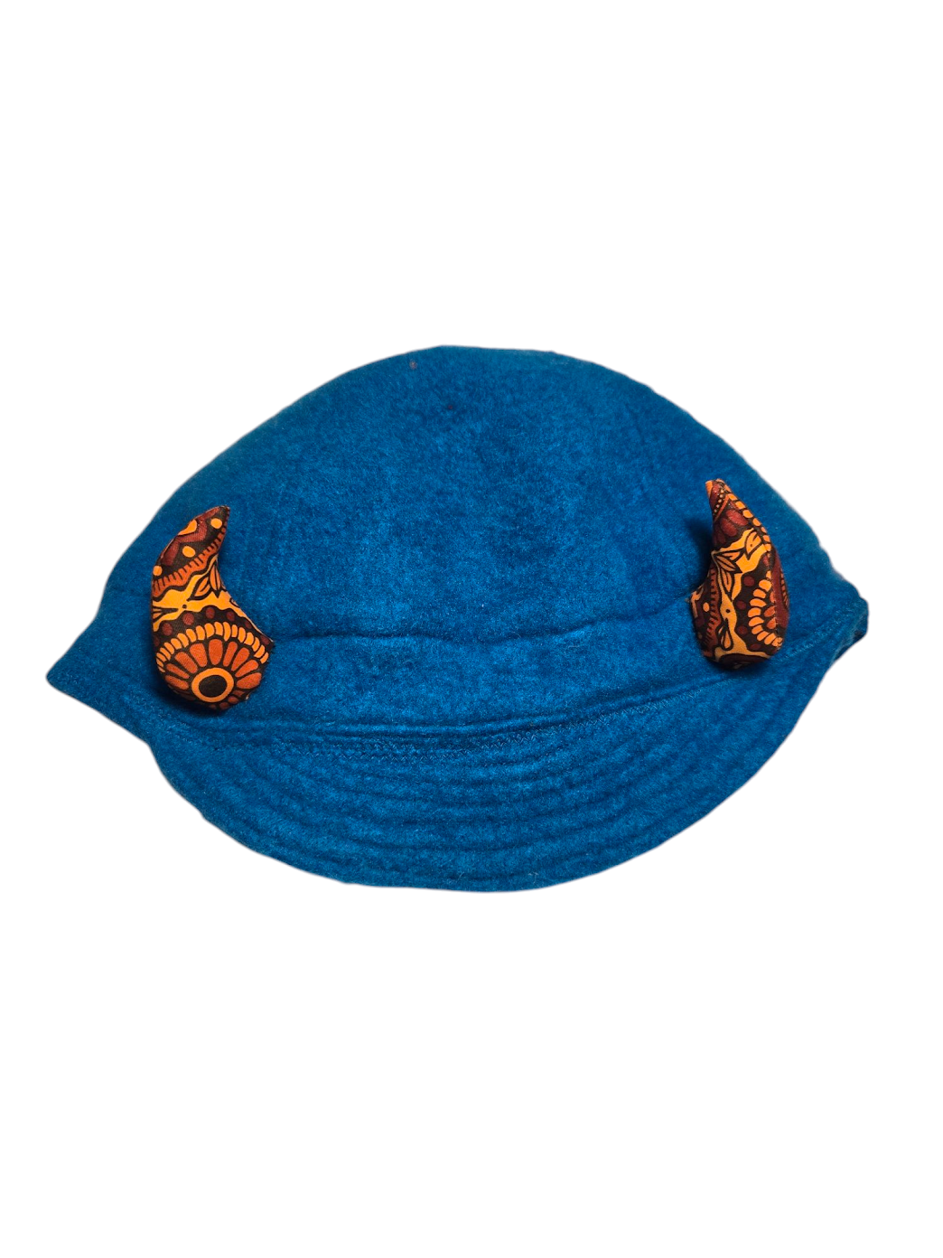 Blue Horn Hat