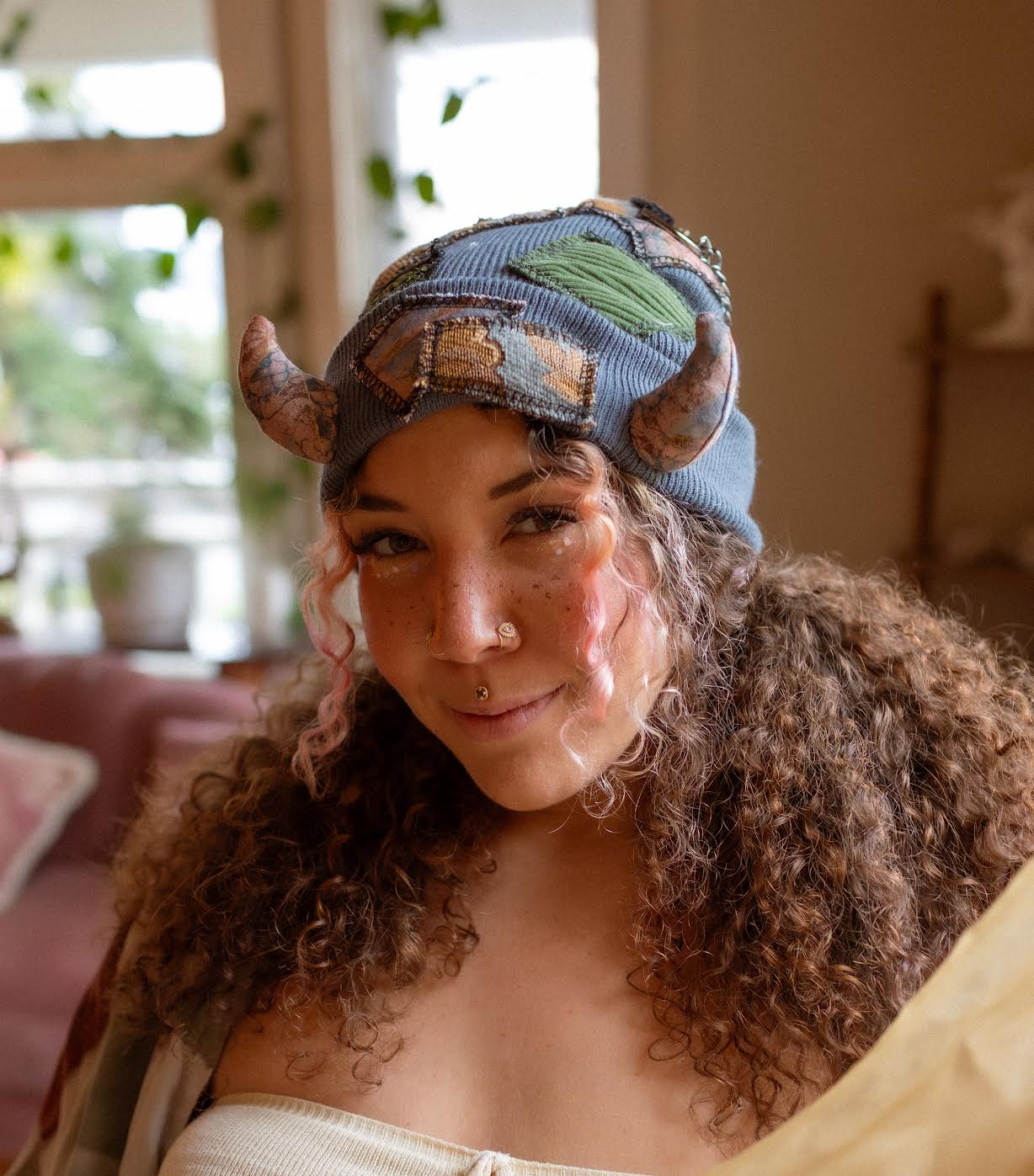 Patchy Horn Hats